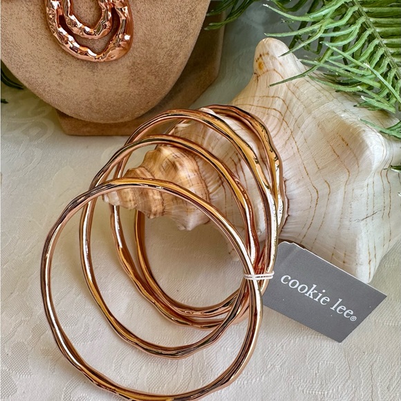 Copper tone jewelry set - Picture 6 of 9